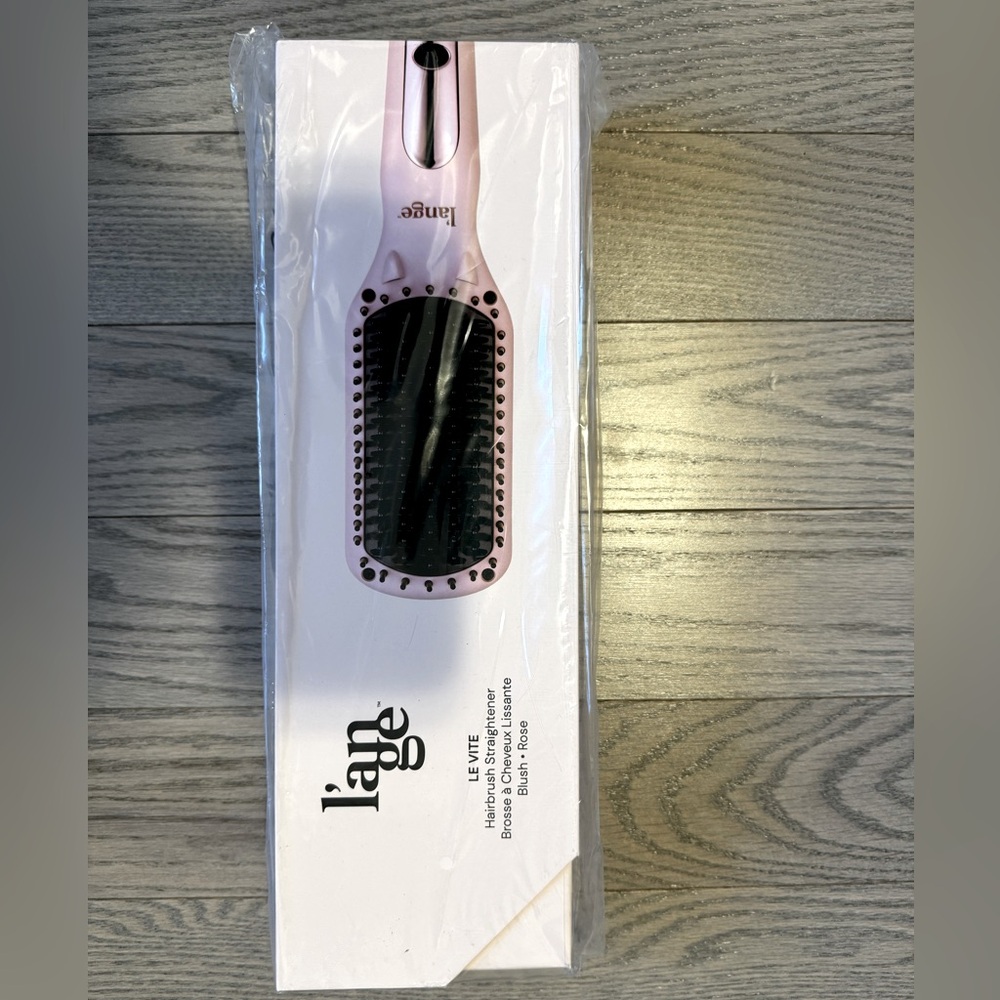 Lange hairbrush straightener
